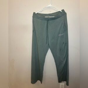 Victoria's Secret Green Track Pants with Elastic Waistband